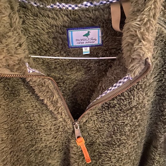 Properly Tide Men's Medium Sherpa Pullover - Picture 4 of 4